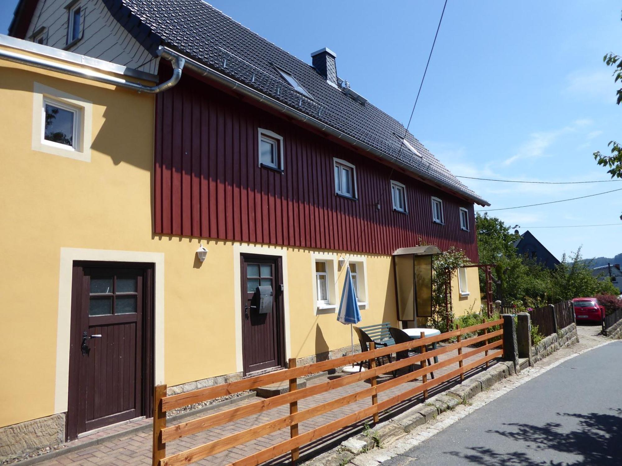 Fewo Dorn Eg Haus Sandsteinliebe ゼーブニッツ エクステリア 写真
